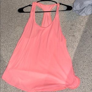 Lululemon Razorback muscle tank coral NWOT